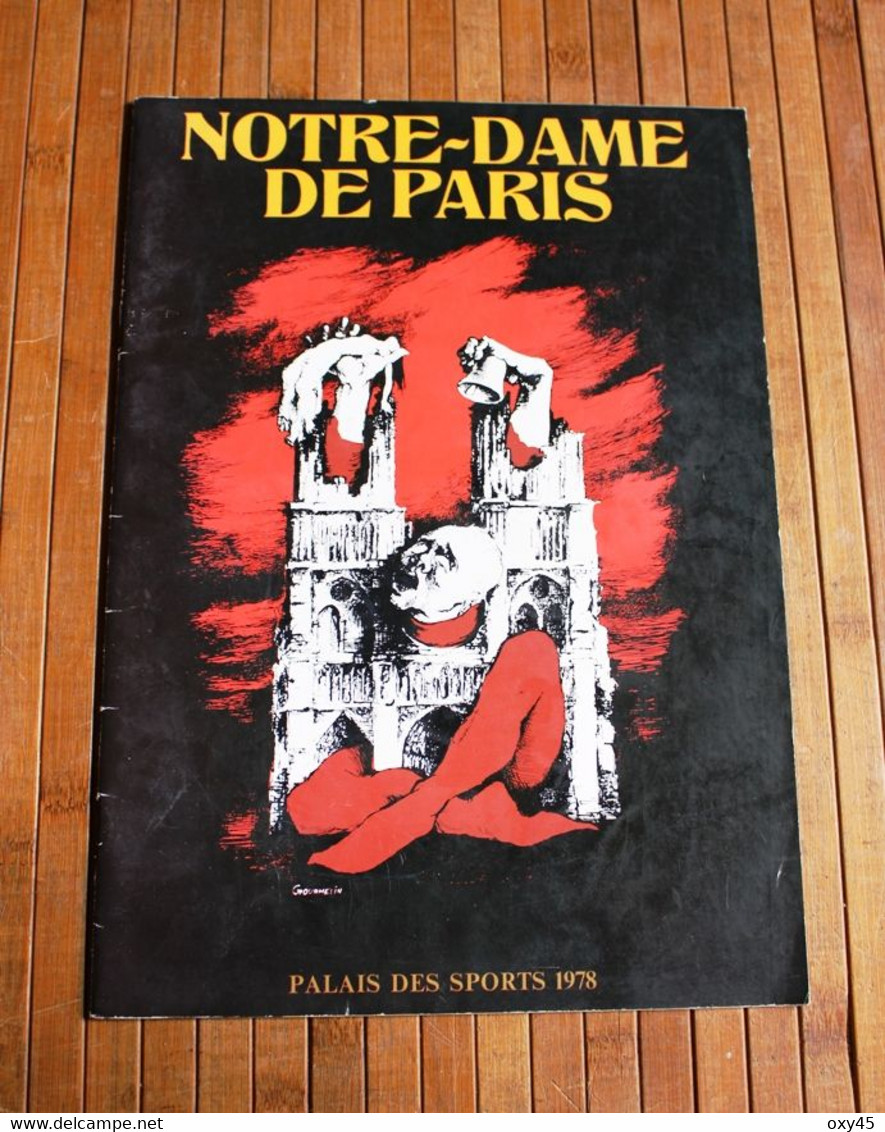 Programme De Spectacle Notre Dame De Paris 1978 Robert Hossein - Affiches & Posters