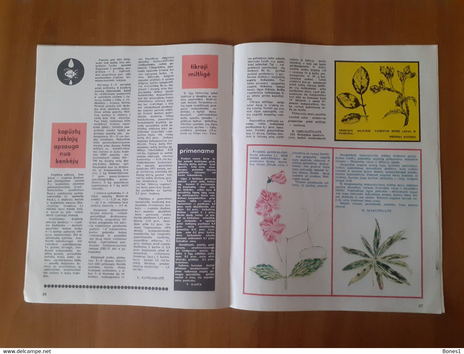 Lithuania magazine Garden 1976