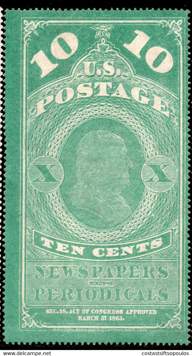 234.UNITED STATES.1865-1875 NEWSPAPER.5,10,25 C.(*)POSSIBLY PRIVATE REPRINTS,FAKES,SOLD AS IS. - Journaux & Périodiques