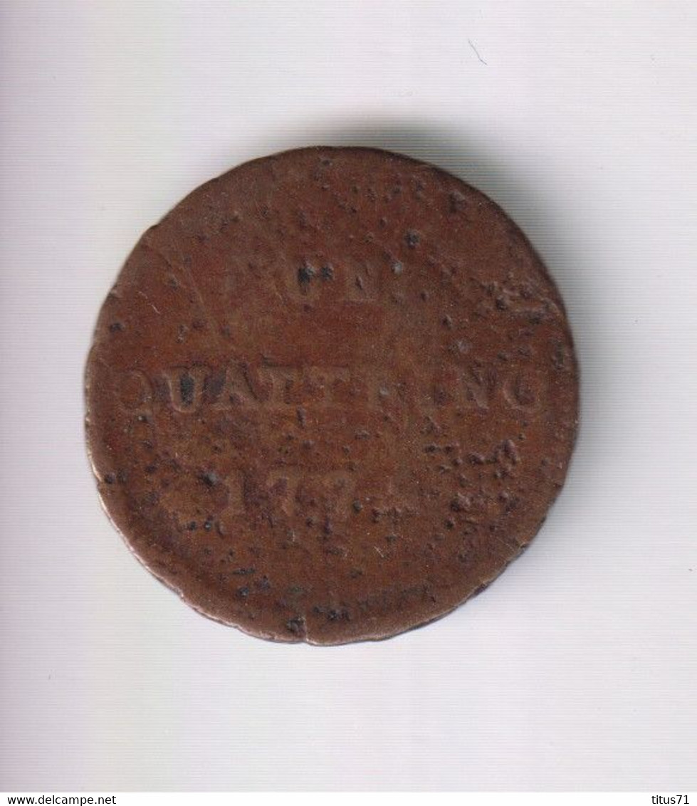 1 Quattrino Italie / Italy Milan / Milano 1779 - Altri & Non Classificati