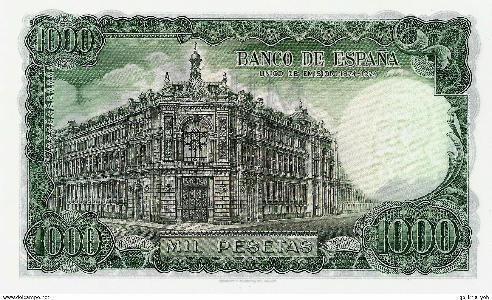 ESPAGNE 1971 1000 Peseta - P.154a.2  Neuf UNC - 1000 Peseten