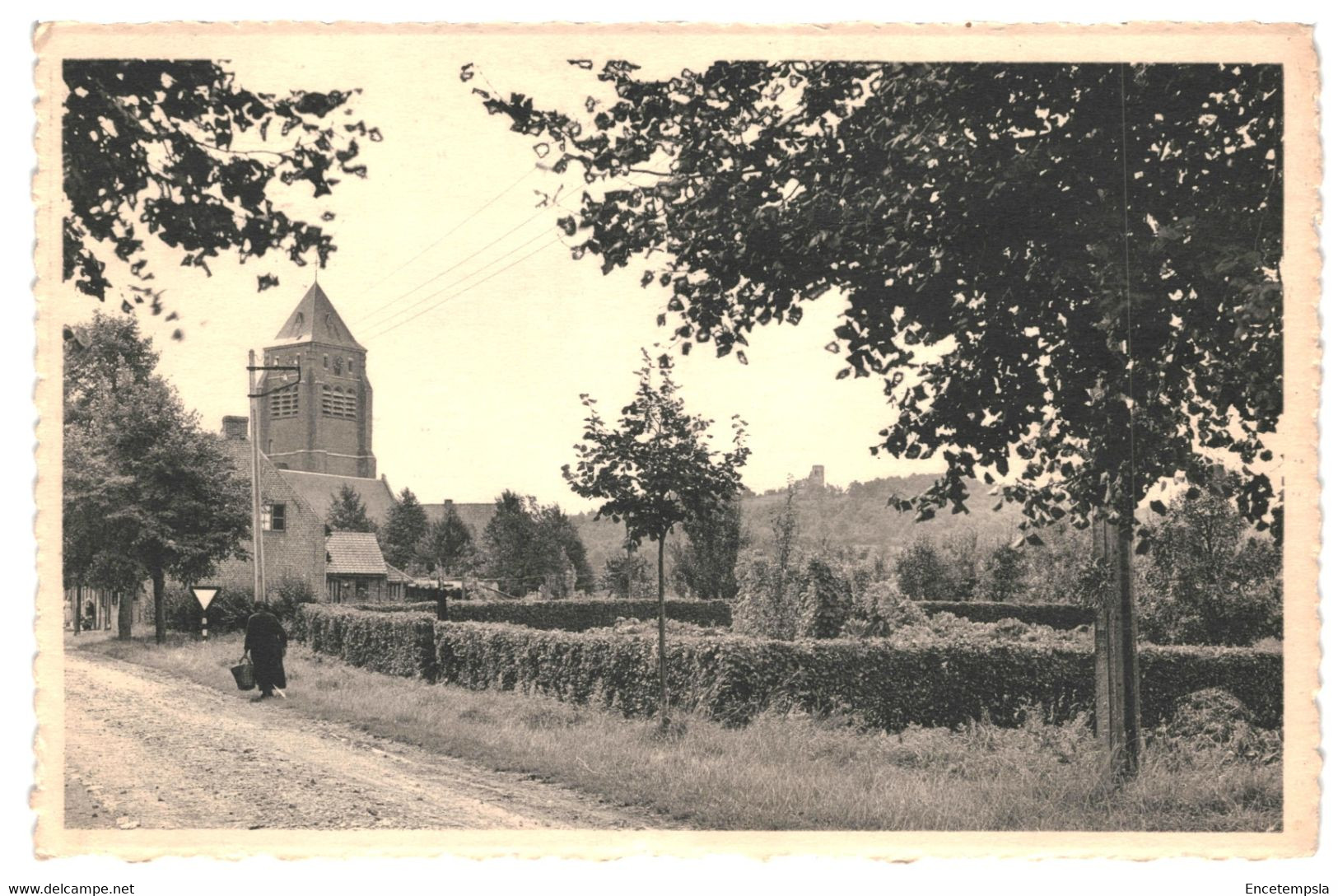 CPA - Carte Postale  -Belgique--Kemmel- Eglise Et Mont   -VM34519 - Ieper