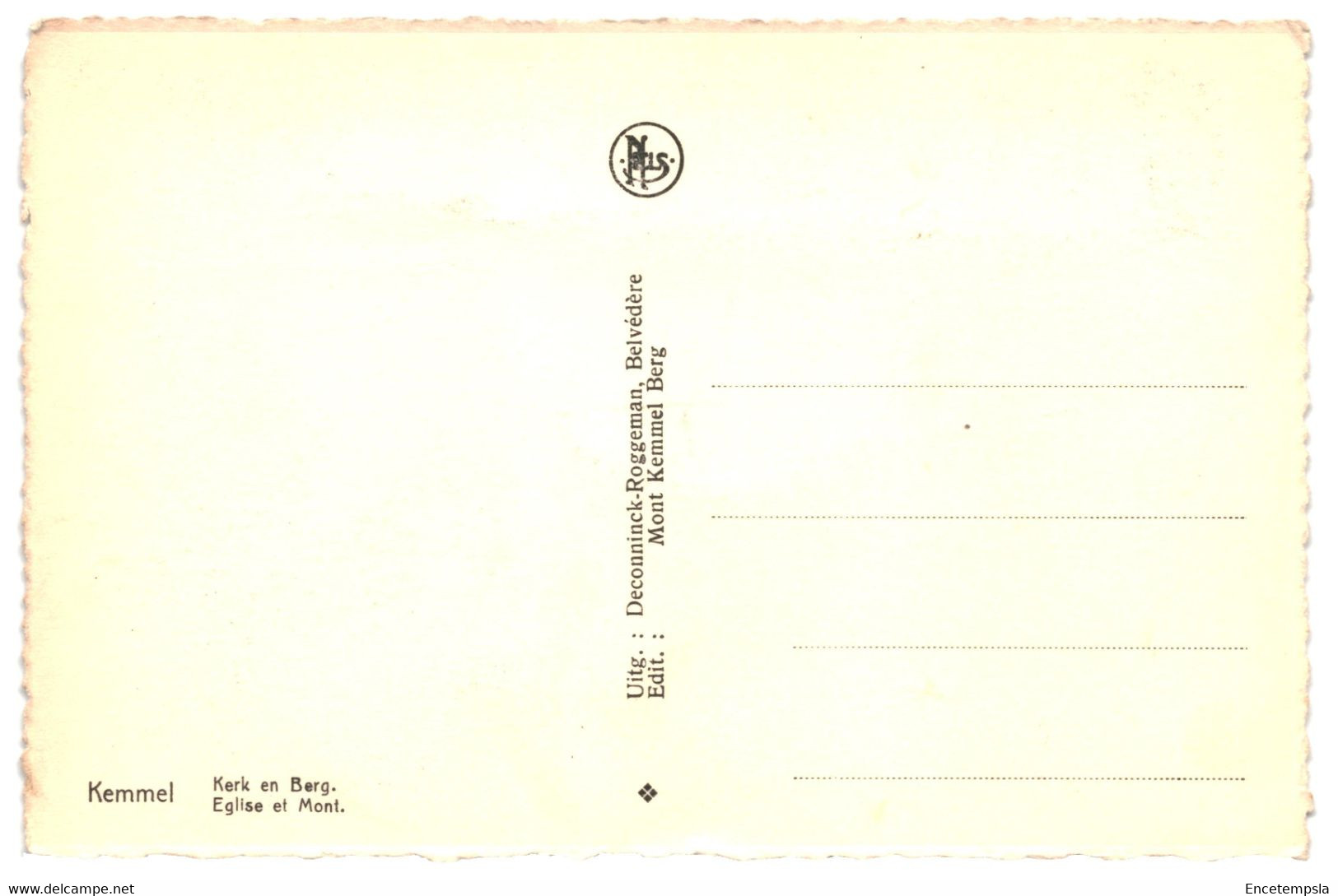 CPA - Carte Postale  -Belgique--Kemmel- Eglise Et Mont   -VM34519 - Ieper