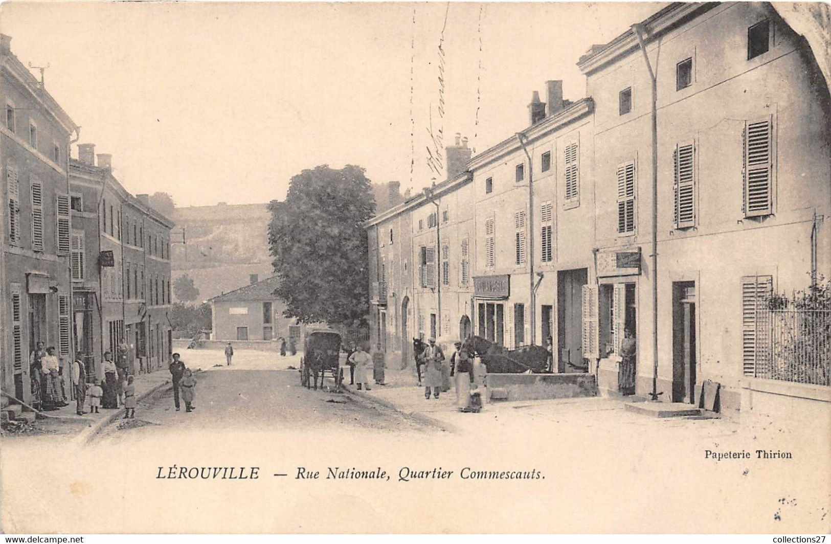 55-LEROUVILLE- RUE NATIONALE QUARTIER COMMESCAUTS - Lerouville