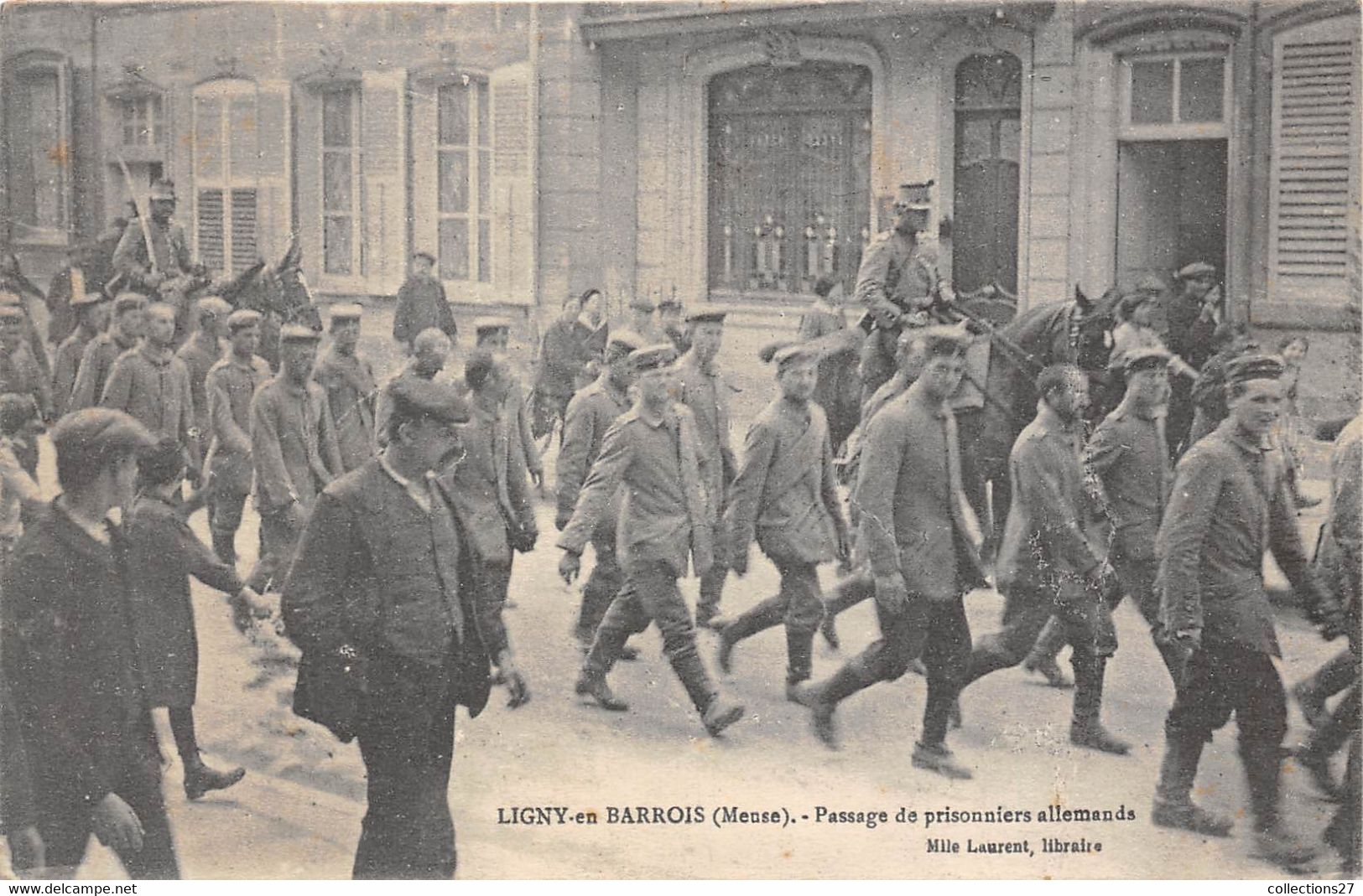 55-LIGNY-EN-BARROIS- PASSAGE DE PRISONNIERS ALLEMANDS - Ligny En Barrois