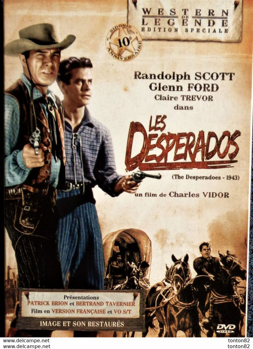 Les Desperados - Randolph Scott - Glen Ford - Claire Trevor - Film Restauré . - Western / Cowboy
