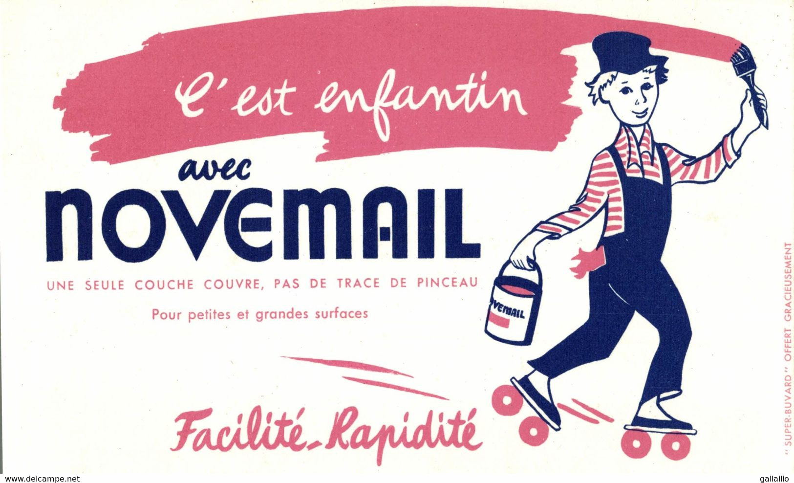 BUVARD NOVEMAIL - Peintures