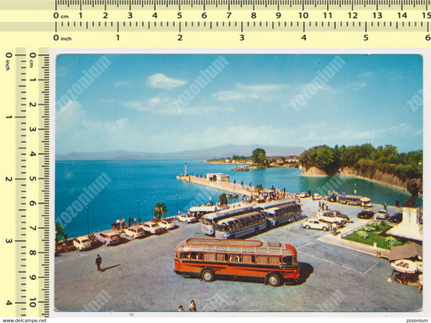 OLD BUS Lago Di Garda Italy OLD PHOTO POSTCARD - Buses & Coaches