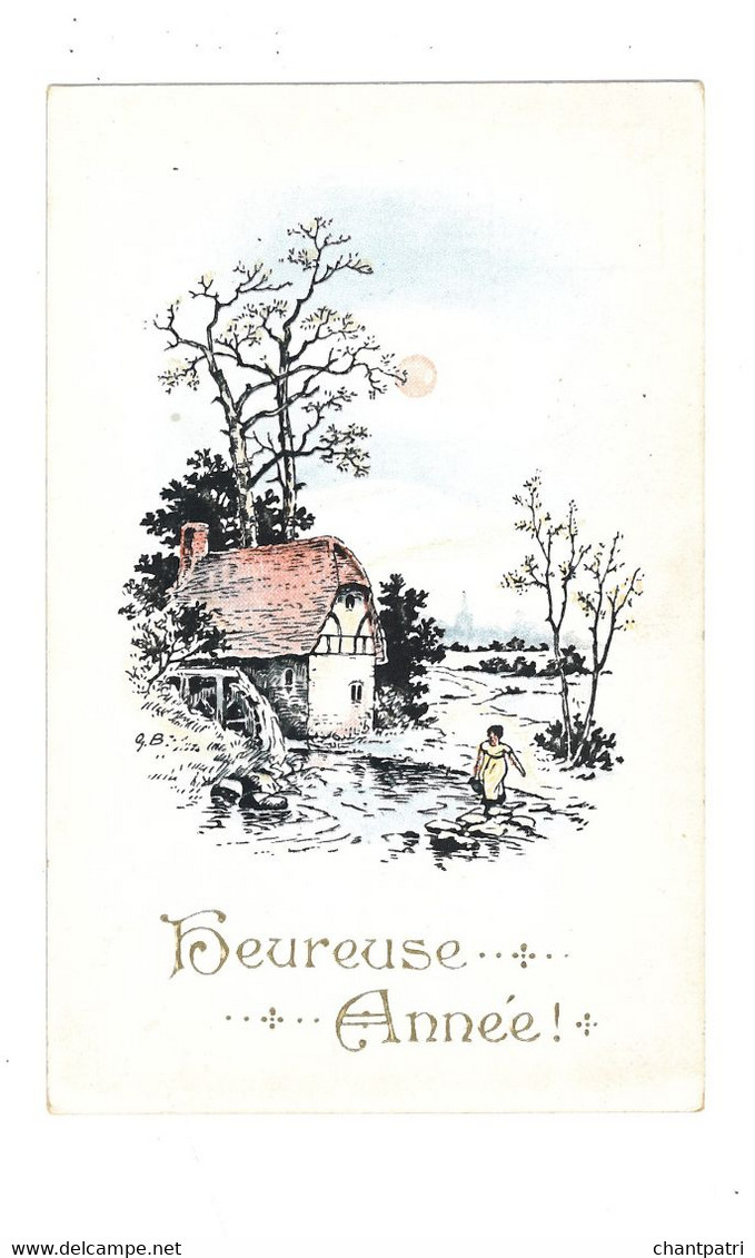 Heureuse Année - Comique Series N°3710 - Maison - Femme - AV731 - Año Nuevo