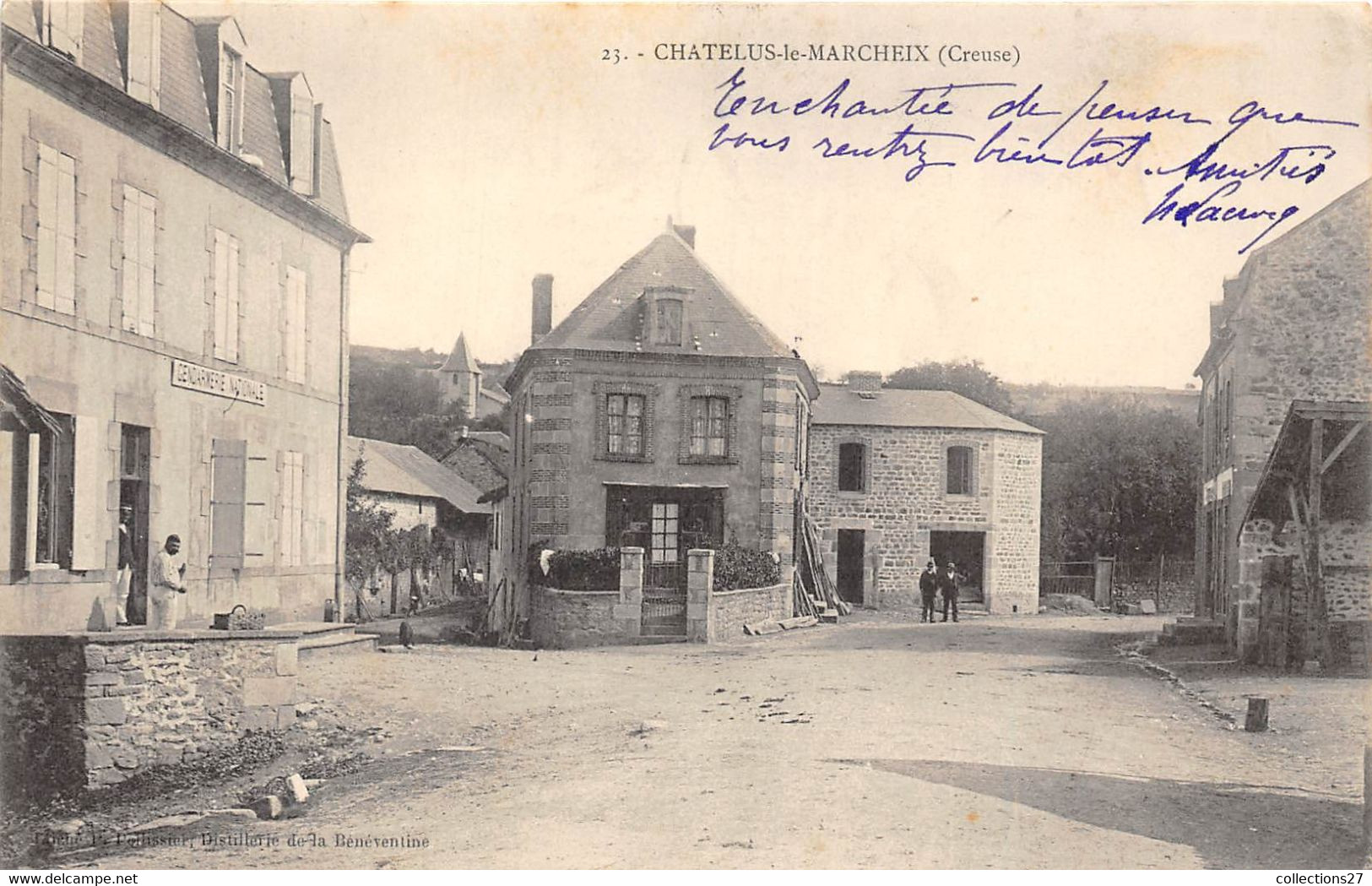 23-CHATELUS-LE-MARCHEIX-UNE VUE - Chatelus Malvaleix