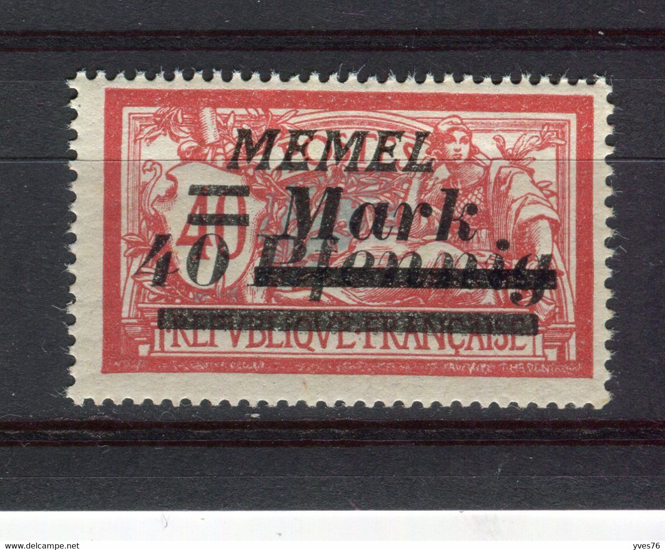 MEMEL - Y&T N° 84** - MNH - Type Merson - Neufs