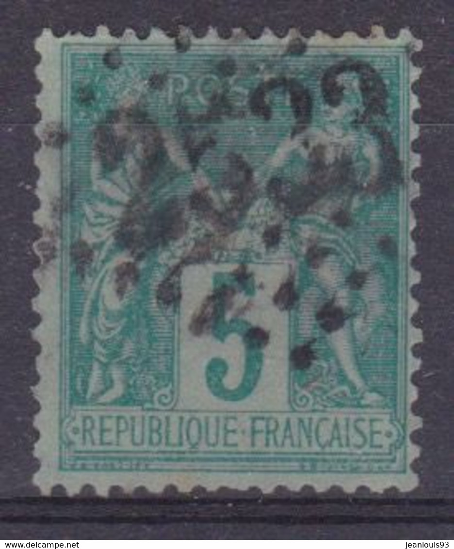 FRANCE - CACHET JOUR DE L'AN GC 2533 SUR 75 TYPE SAGE COTE 20 EUR - Used Stamps