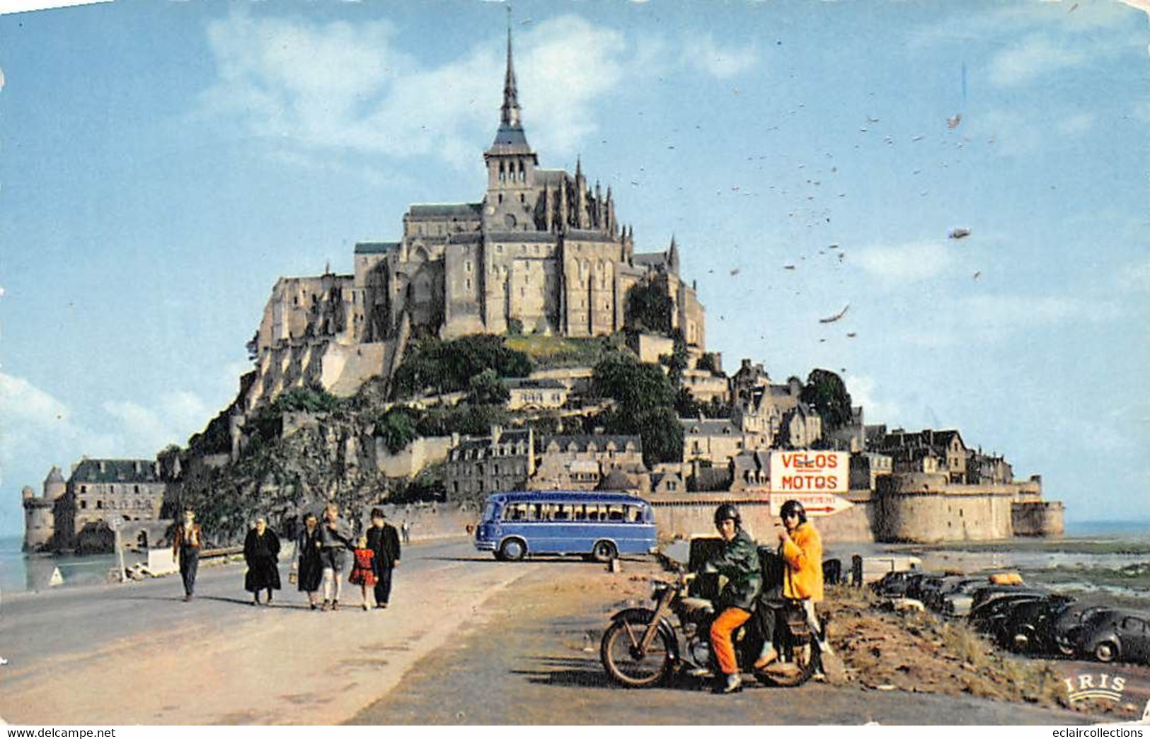 Thème:   Motocyclette  Scooter :   Une Motocyclette à L'entrée Du Mont Saint Michel         (voir Scan) - Andere & Zonder Classificatie