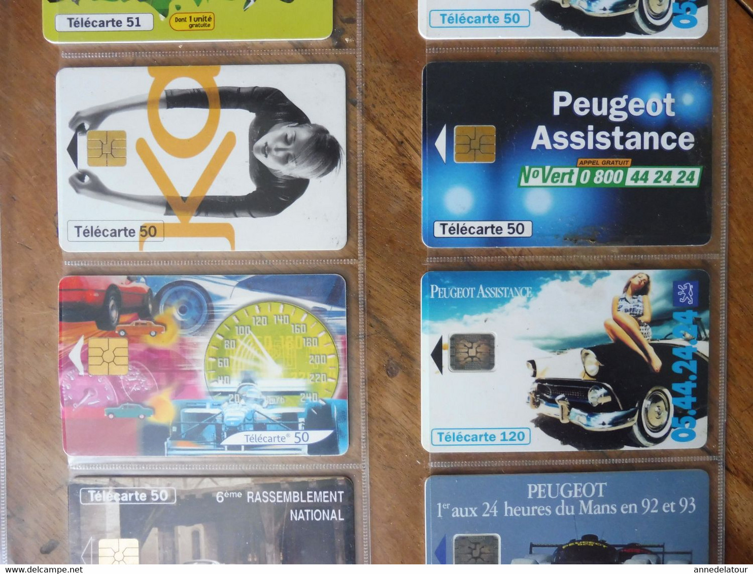 10 Télécartes (sur L'automobile) FRANCE TELECOM  Fiesta, Ford Ka, Peugeot, Ford, Peugeot Assistance, Renault, Citroën.. - Voitures