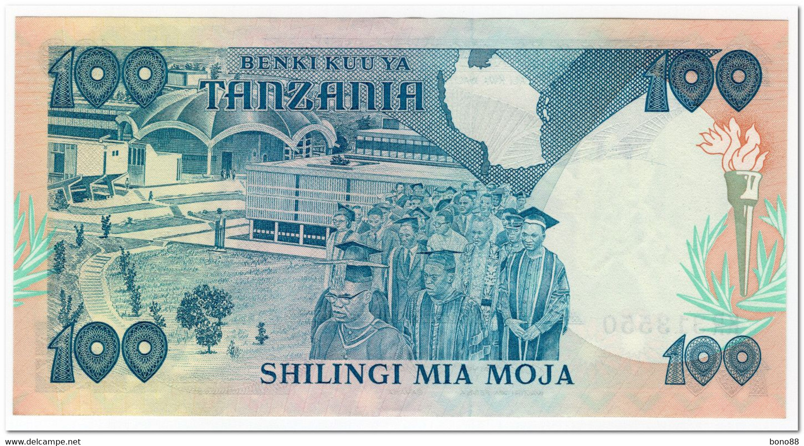 TANZANIA,100 SHILINGI,1986,P.14a,XF+ - Tanzanie