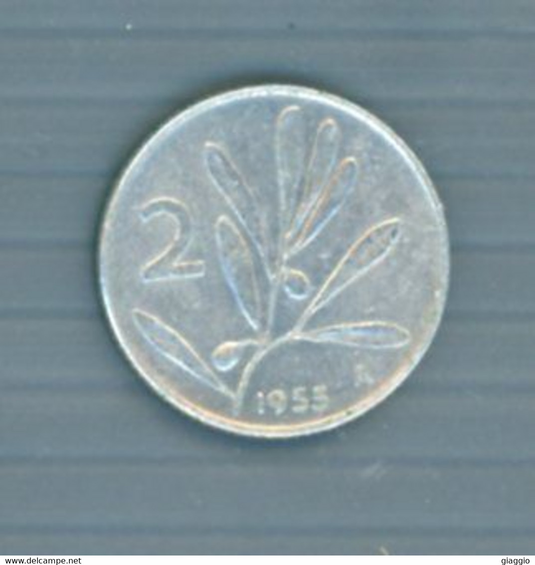 °°° Italia N. 290 - 2 Lire 1955 Bella °°° - 2 Lire