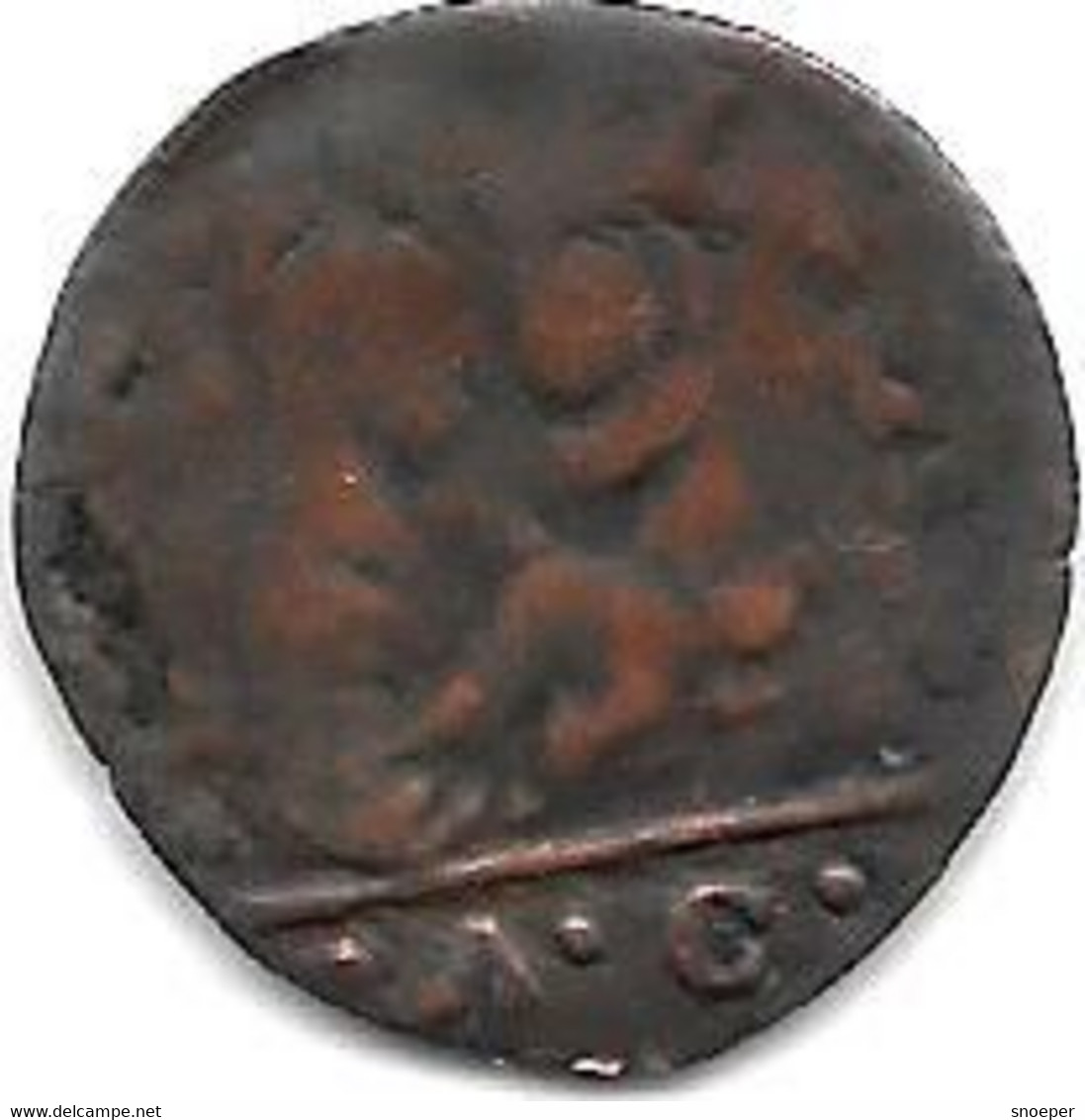 *venetie?? Person With Schild Letters Under A.C. 2 COINS Type 9 - Te Identificeren