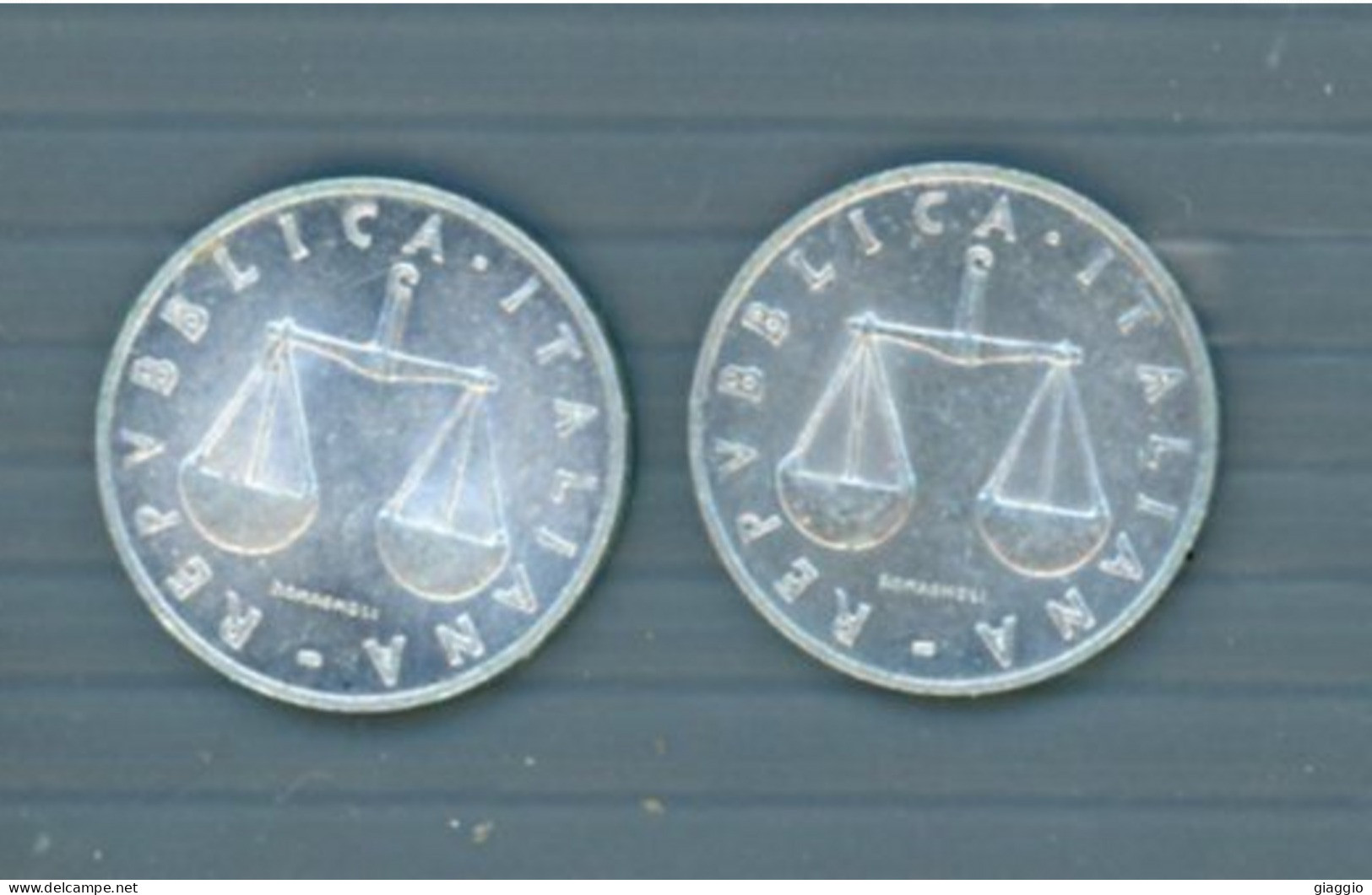 °°° Italia N. 286 - 1 Lira 1954 - 1 Lira 1956 Bellissime °°° - 2 Lire