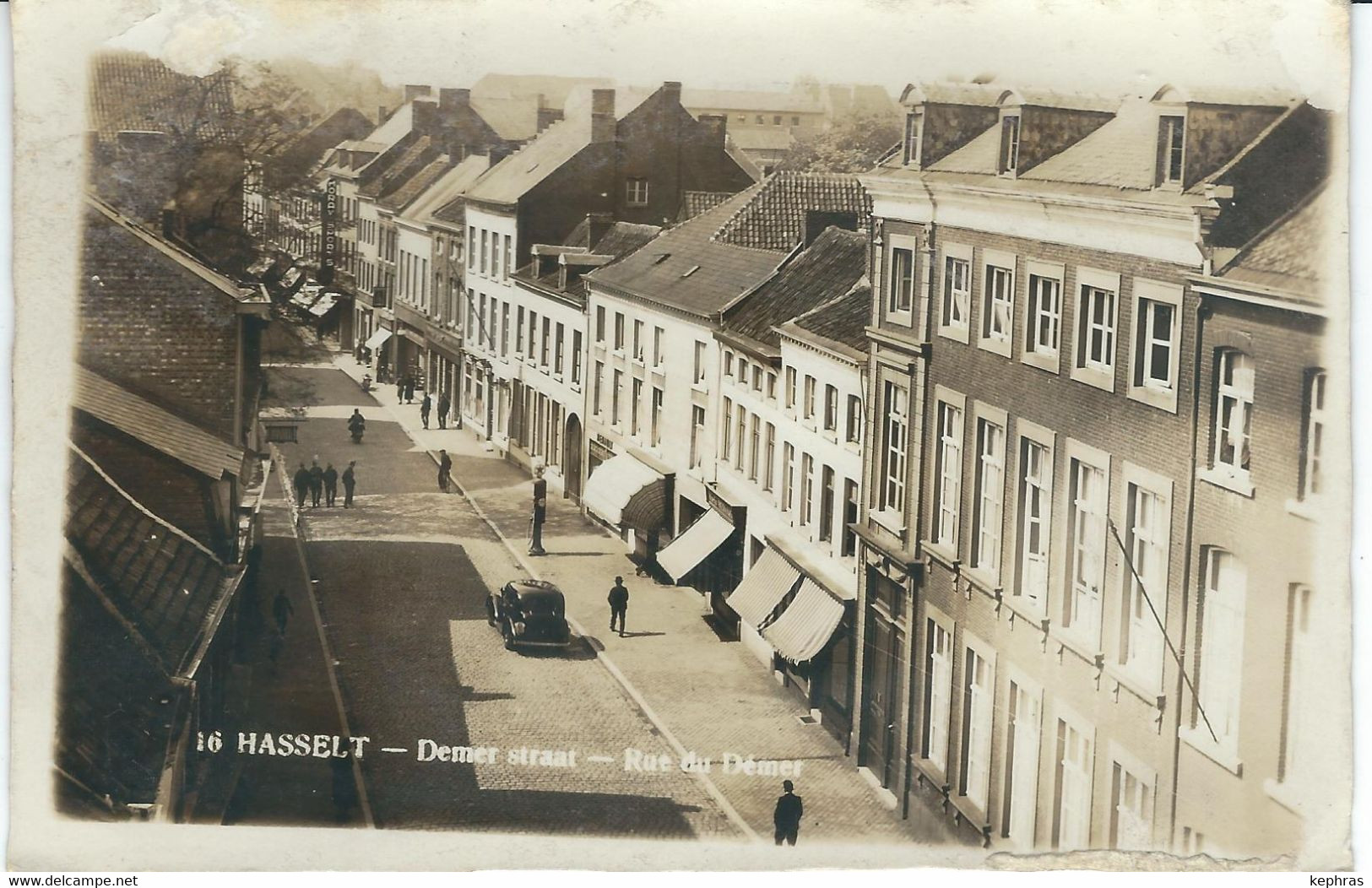 16 HASSELT : Demer Straat - Rue Du Démer - TRES RARE CPA - Hasselt