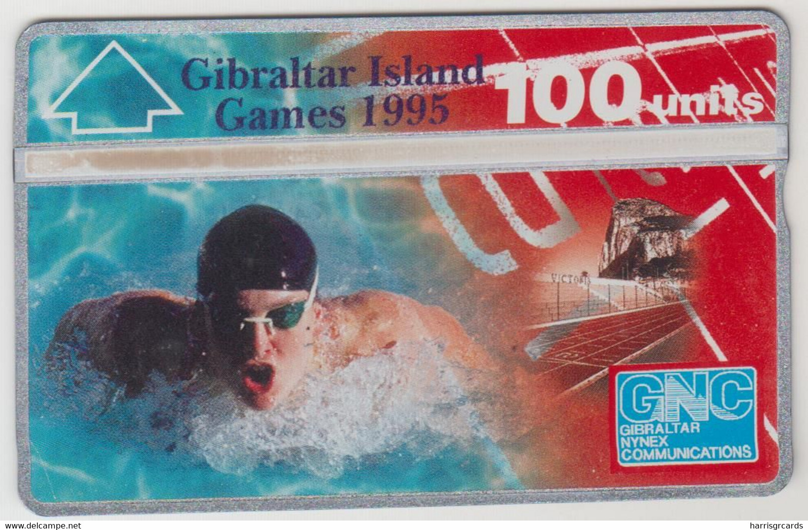 GIBRALTAR - Gibraltar Island Games, 100 U, 01/95, CN:505L,  Tirage 4.000, Used - Gibilterra