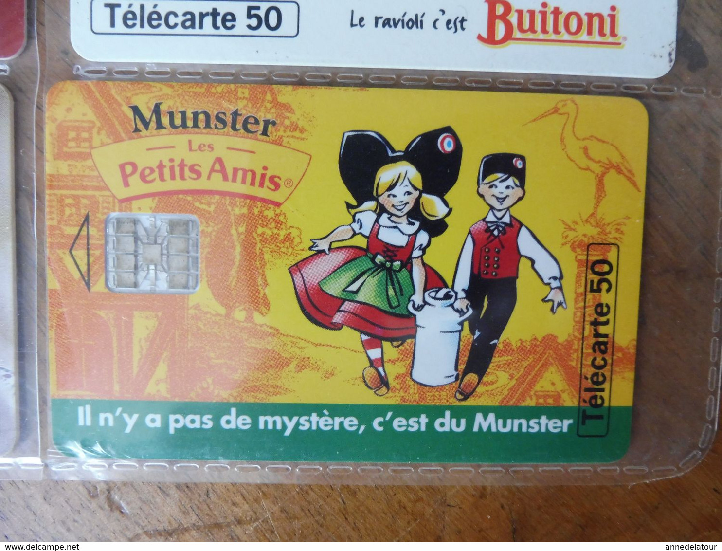 10 télécartes (repas)  FRANCE TELECOM -->  Buitoni  , Munster, Maggi , Liptoni, Café Jacques Vabre et San Marco,