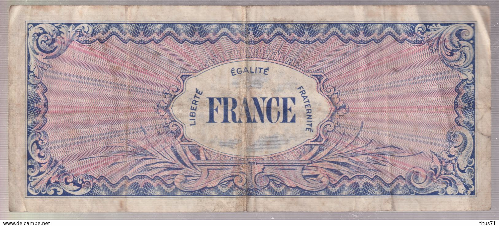 Billet 50 Francs Verso France 1945 Série 2 - 1945 Verso France