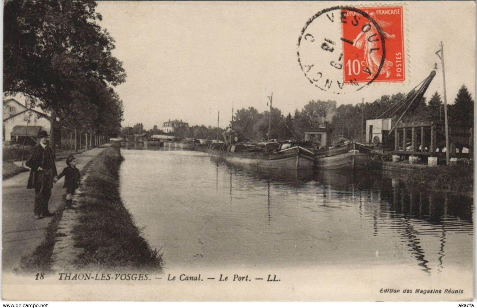 CPA THAON-les-VOSGES - La Canal (153455) - Thaon Les Vosges