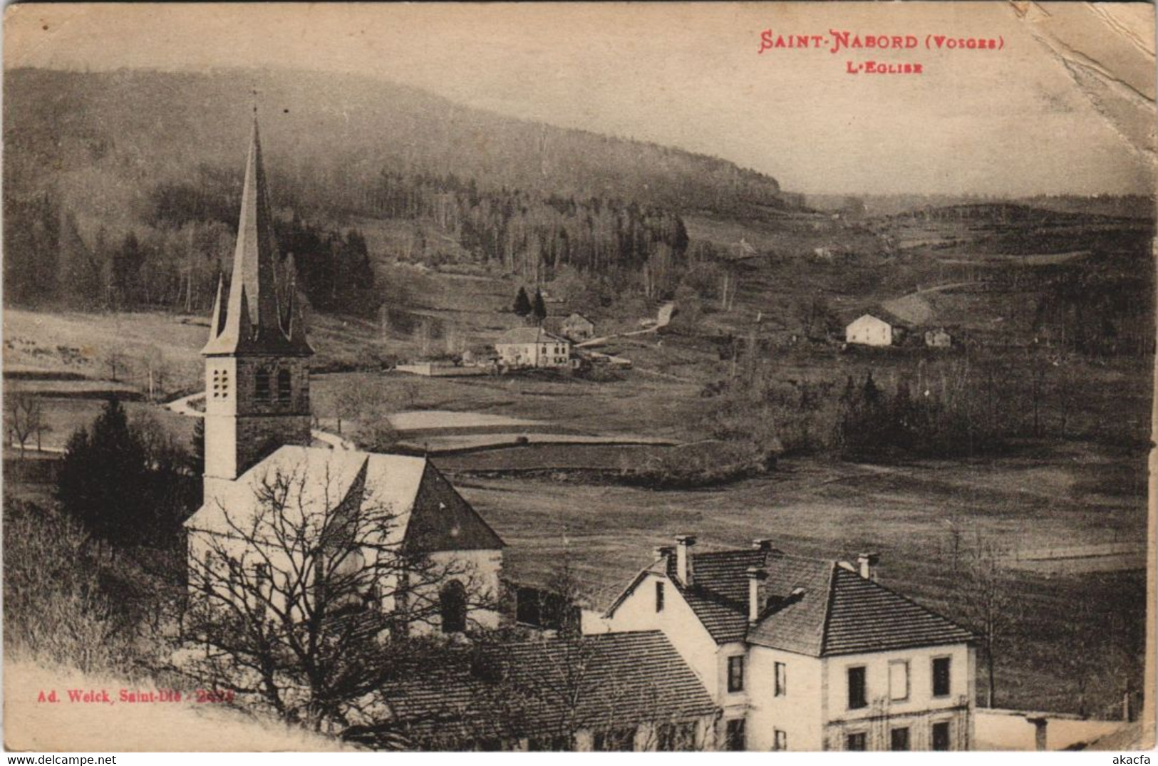 CPA St-NABORD - L'Église (153472) - Saint Nabord