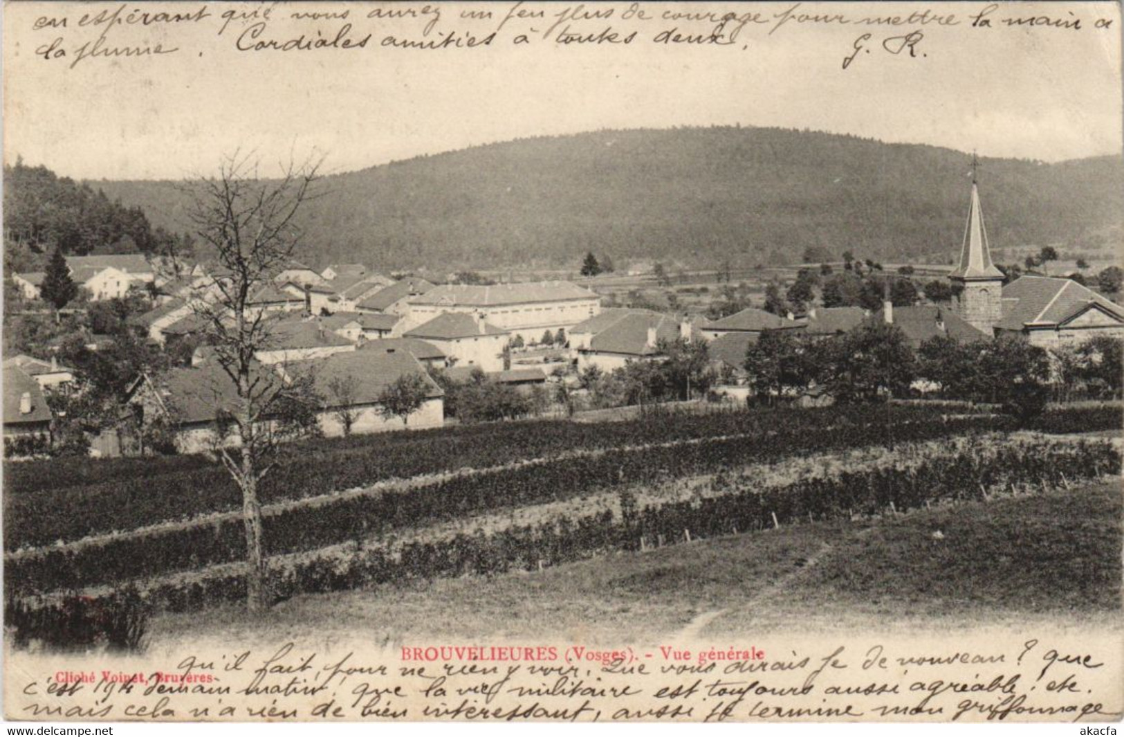 CPA BROUVELIEURES - Vue Générale (153529) - Brouvelieures