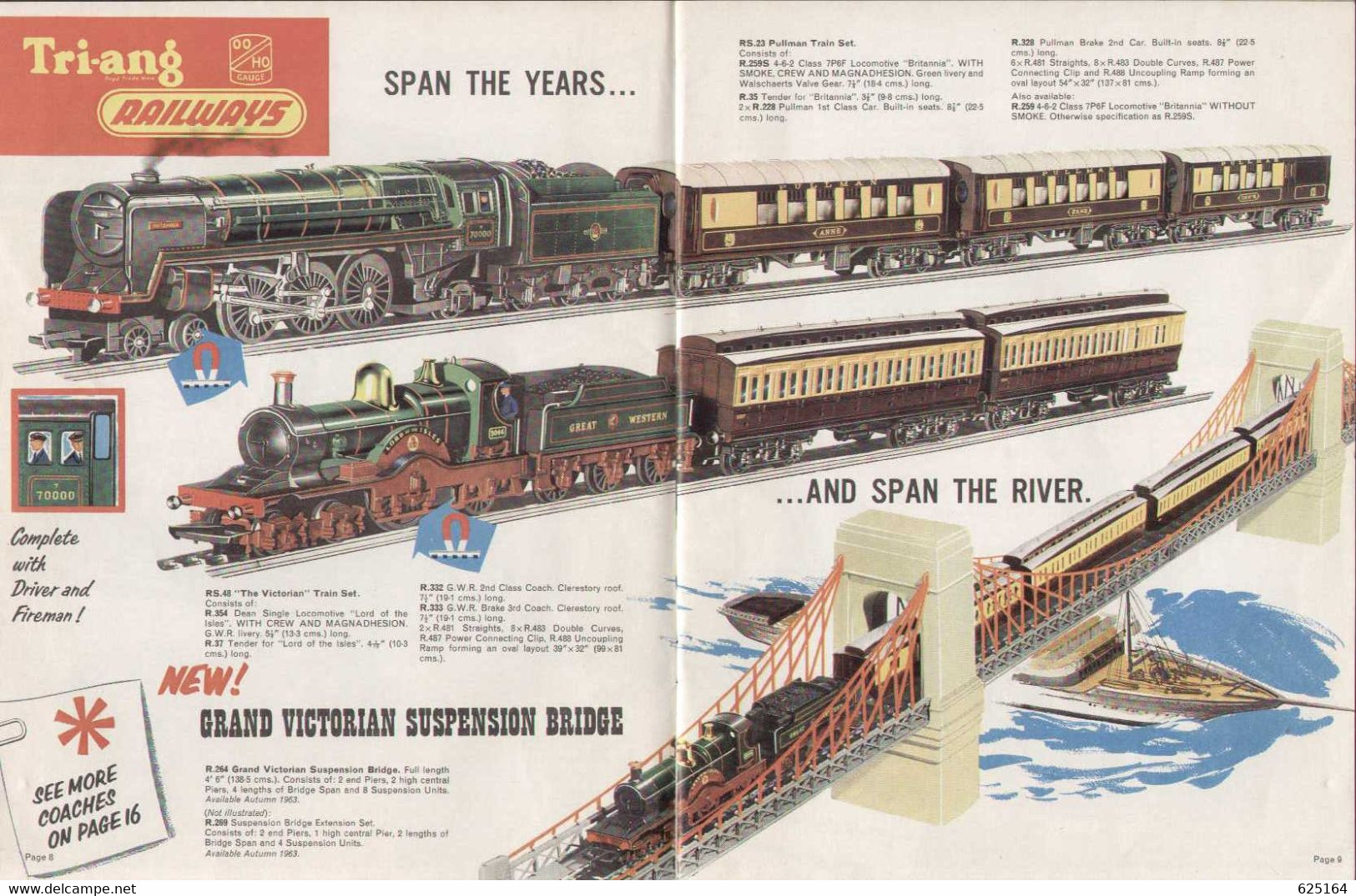 Catalogue Tri-ang 1963 9th Edition Railways Lionel Science Series Minic Rovex - Inglese