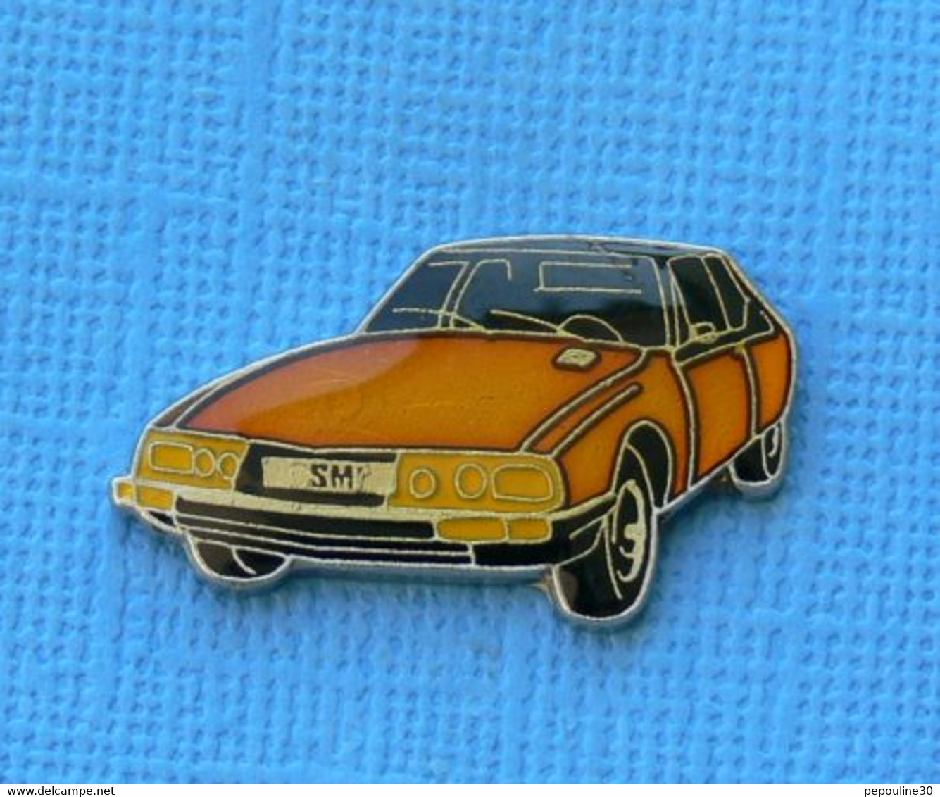 1 PIN'S //  ** CITROËN SM 1970 - 1975 / 12920 EXEMPLAIRES ** - Citroën