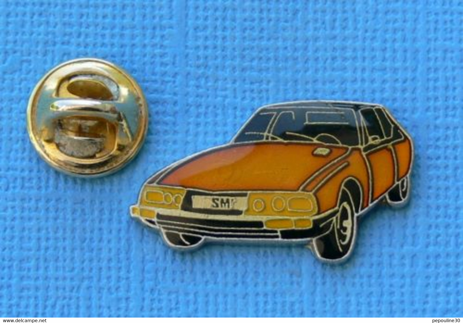 1 PIN'S //  ** CITROËN SM 1970 - 1975 / 12920 EXEMPLAIRES ** - Citroën
