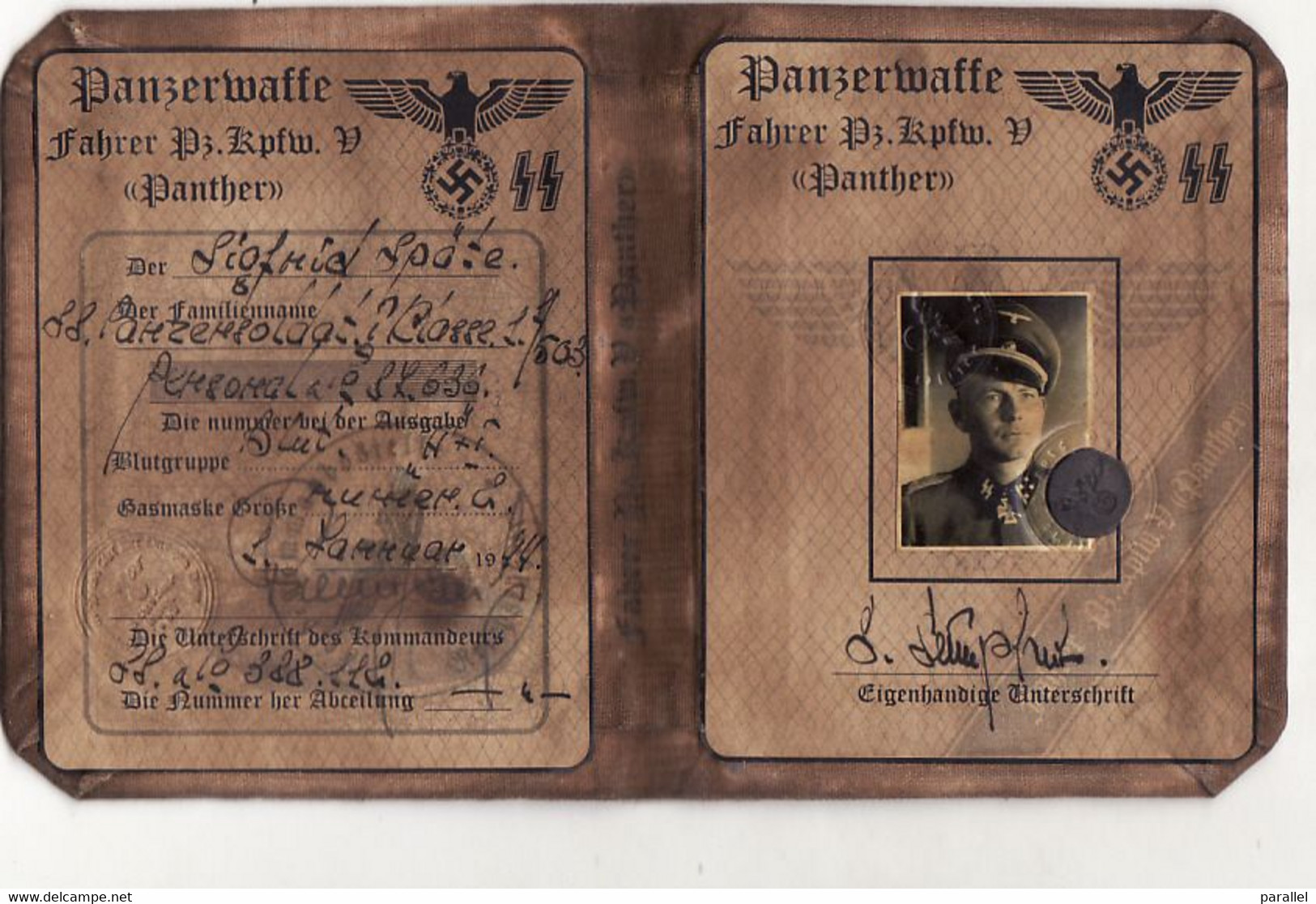 DOCUMENT III Reich. Nazi WW2 Germany.not Original - Dokumente
