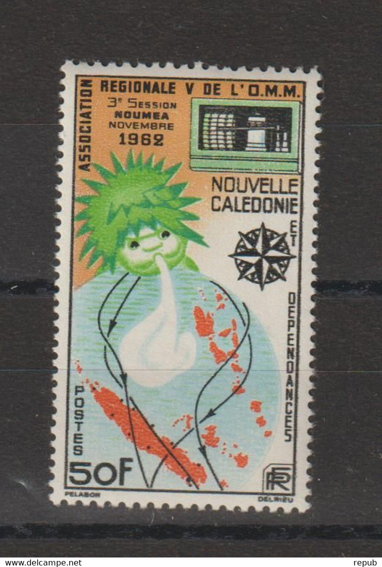 Nouvelle Calédonie 1962 Météorologie  306 1 Val ** MNH - Unused Stamps
