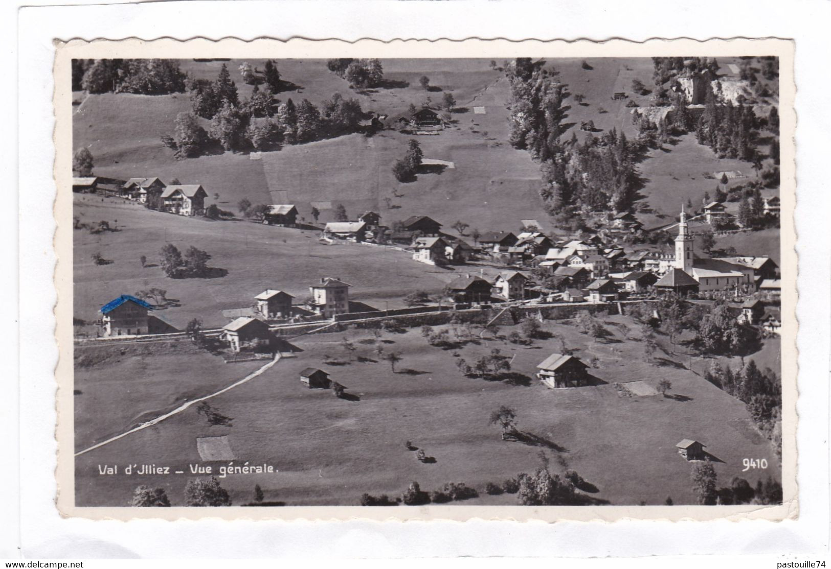 CPSM :  14 X 9  -  Val  D'Illiez  -  Vue  Générale - Val-d'Illiez 