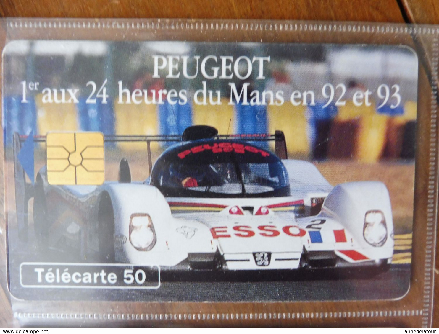 10 Télécartes (automobiles De Courses Des 24 Heures Du Mans)  FRANCE TELECOM -->  PEUGEOT Se Bat Pour ESSO - Voitures