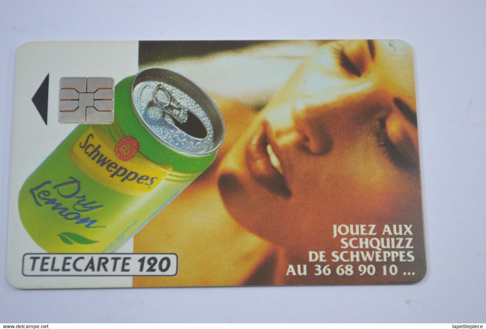 (A) Télécarte Carte Téléphonique 120 Schweppes Jouez Schquizz - Games