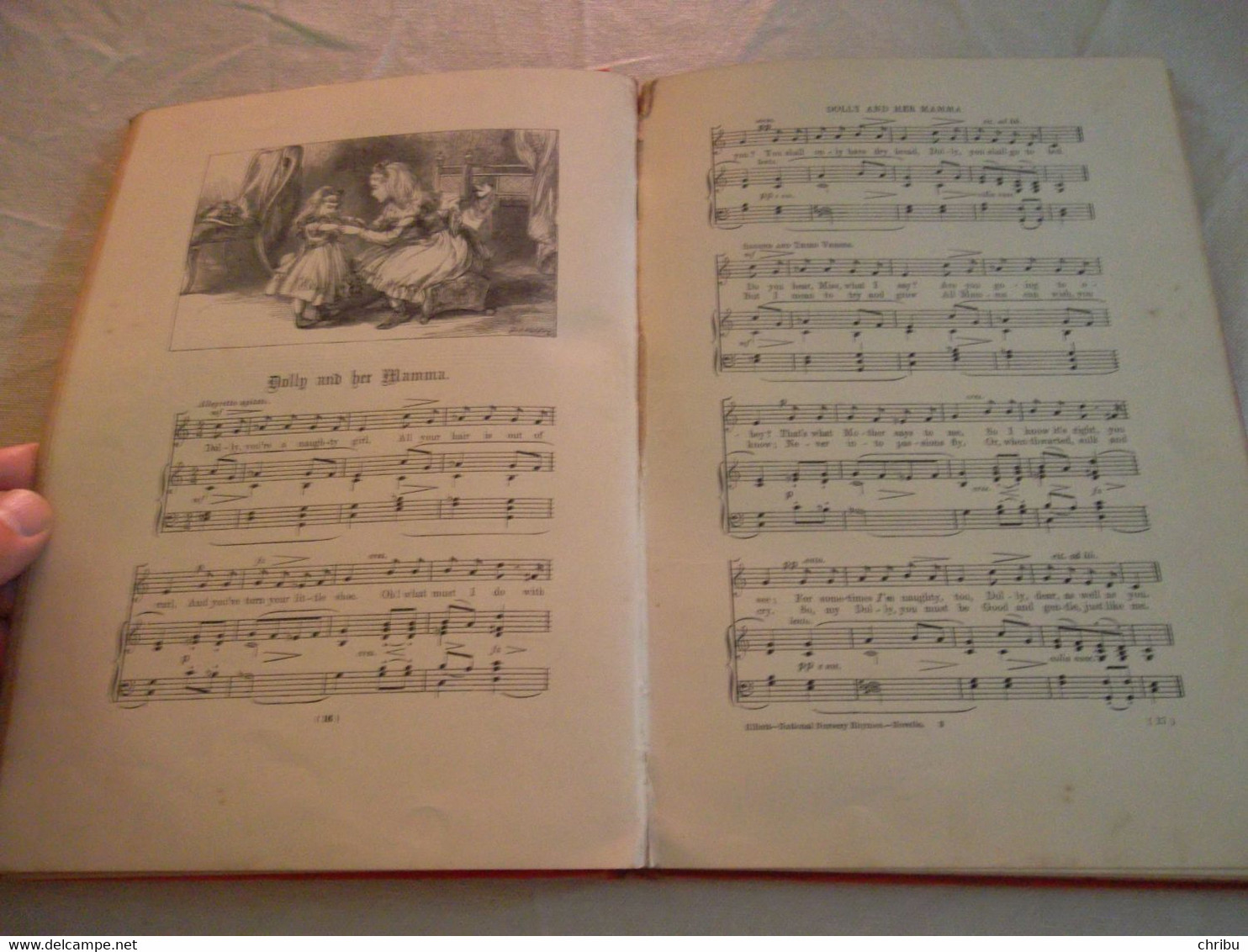 NATIONAL NURSERY RHYMES AND NURSERY SONG SET TO ORIGINAL MUSIC BY J W ELLIOTT - Geïllustreerde Boeken