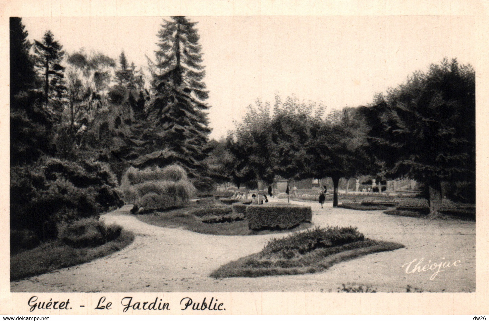Guéret (Creuse) Le Jardin Public - Edition Modernes Théojac - Carte N° 4304 Non Circulée - Guéret