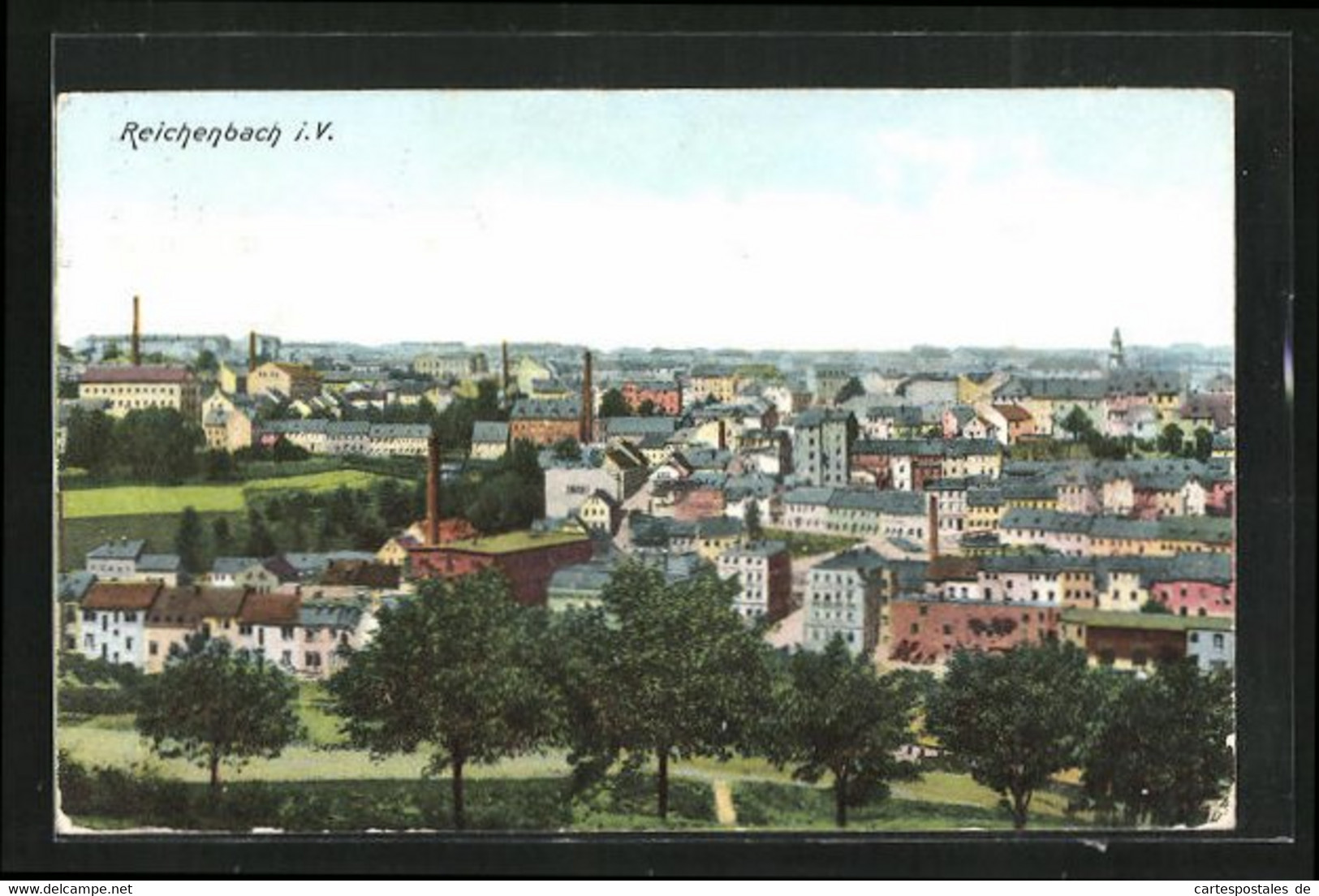 AK Reichenbach I. V., Panoramablick Auf Die Stadt - Reichenbach I. Vogtl.