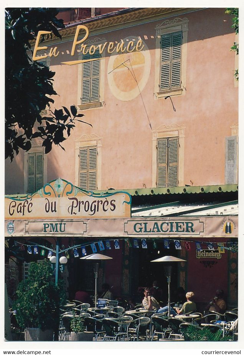 CPM - EN PROVENCE - Café Du Progrès (Café Provencal Typique) - Cafes