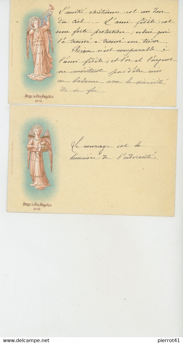 ITALIE - ROMA - Série De 12 Cartes ANGE DE Fra. Angelico - Collezioni & Lotti