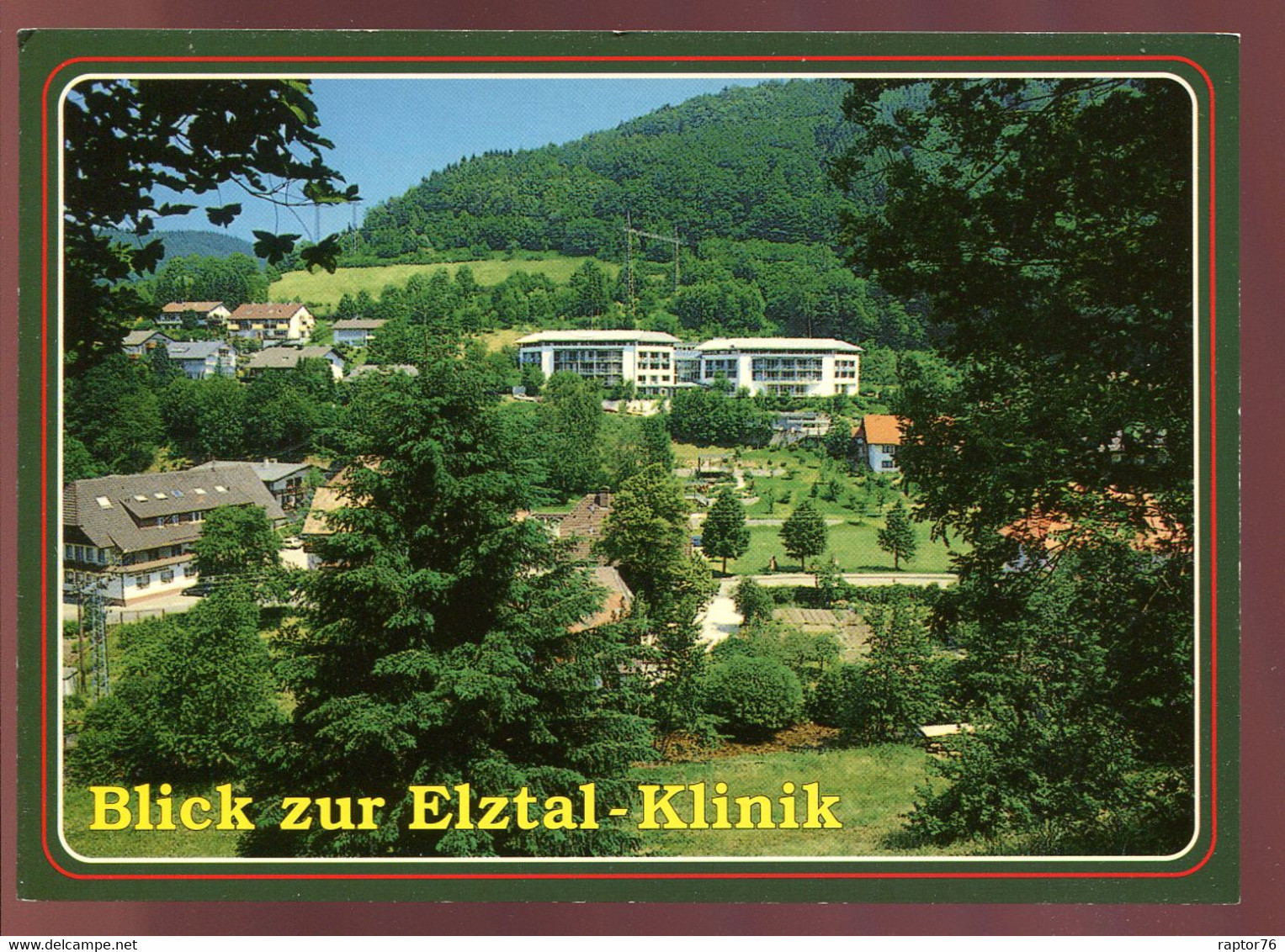 CPM Neuve Allemagne ELZACH OBERPRECHTAL Luftkurort Im Herzen Des Schwarzwaldes Blick Zur Elztal Klinik - Elzach