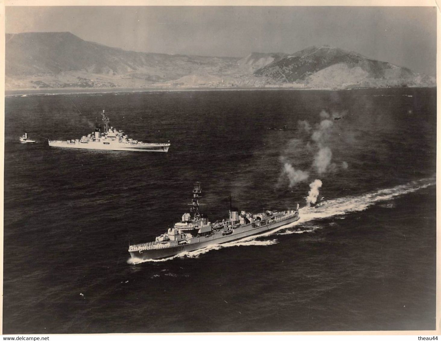ALGERIE - ORAN - Lot De 3 Clichés - Revue Naval En Rade De MERS-el-KEBIR - Le Croiseur " COLBERT " En 1959 - Krieg