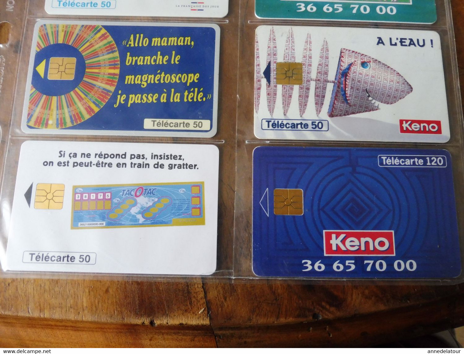 10 Télécartes ( Jeux à Gratter )  FRANCE TELECOM --> Morpion , Banco , Solitaire , Keno , TacOtac , Millionnaire , Loto - Games