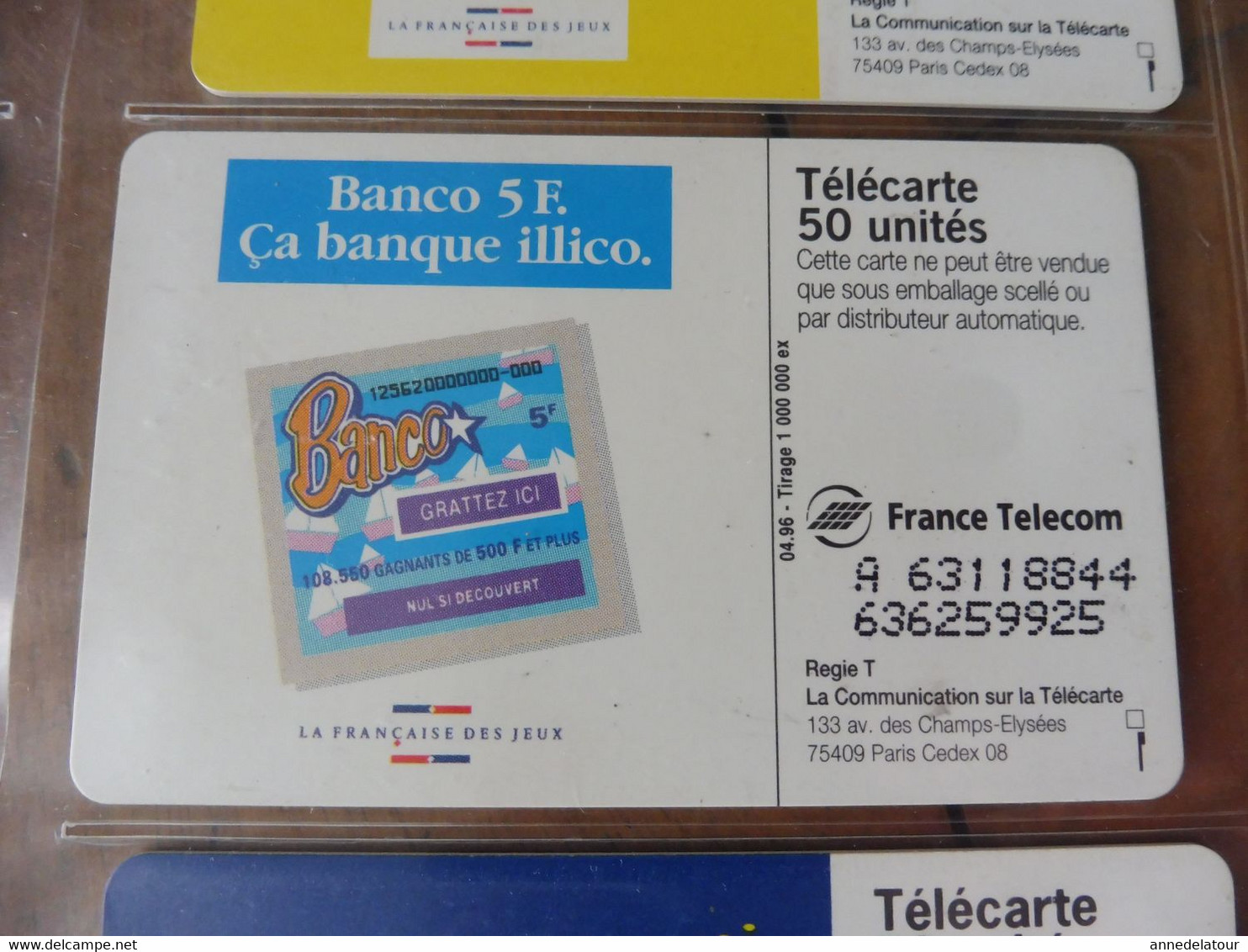 10 télécartes ( jeux à gratter )  FRANCE TELECOM --> Morpion , Banco , Solitaire , Keno , TacOtac , Millionnaire , Loto