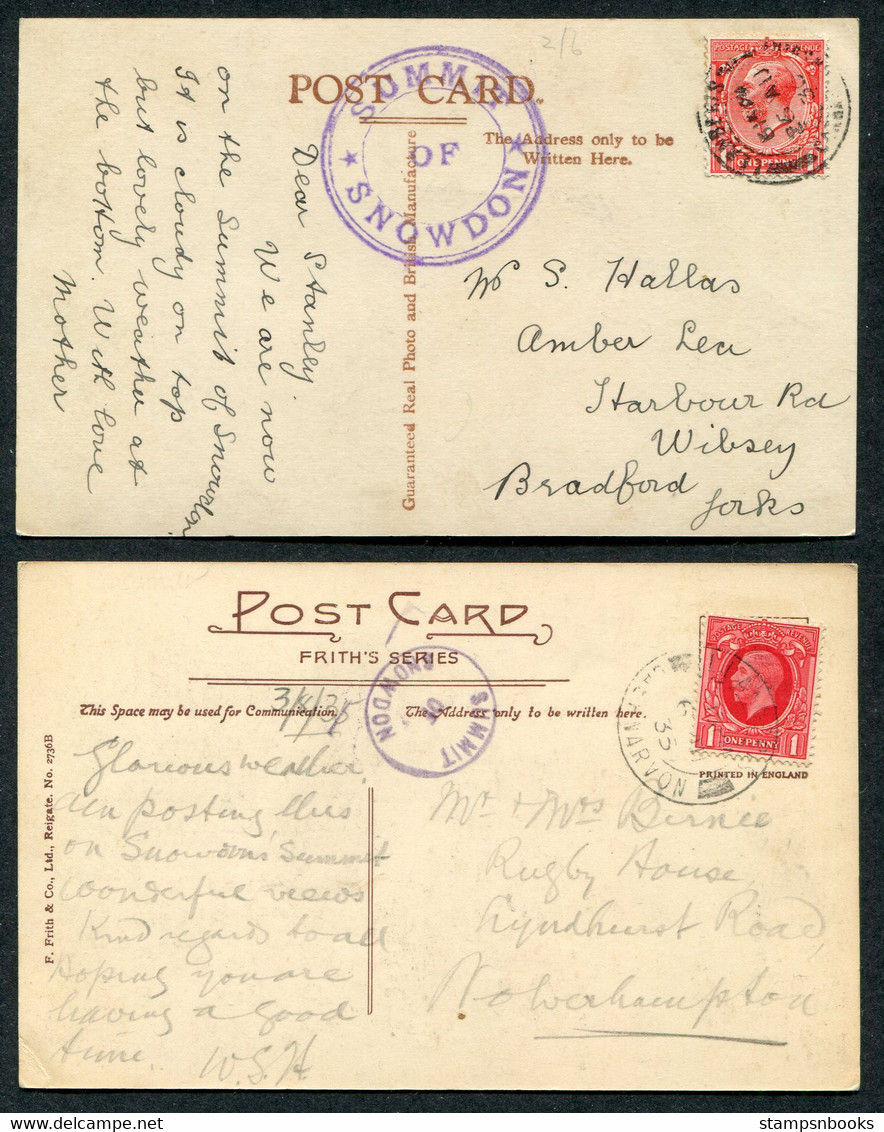 1902-92 GB Wales X 6 Snowdon Mountain Railway Postcards - Altri & Non Classificati