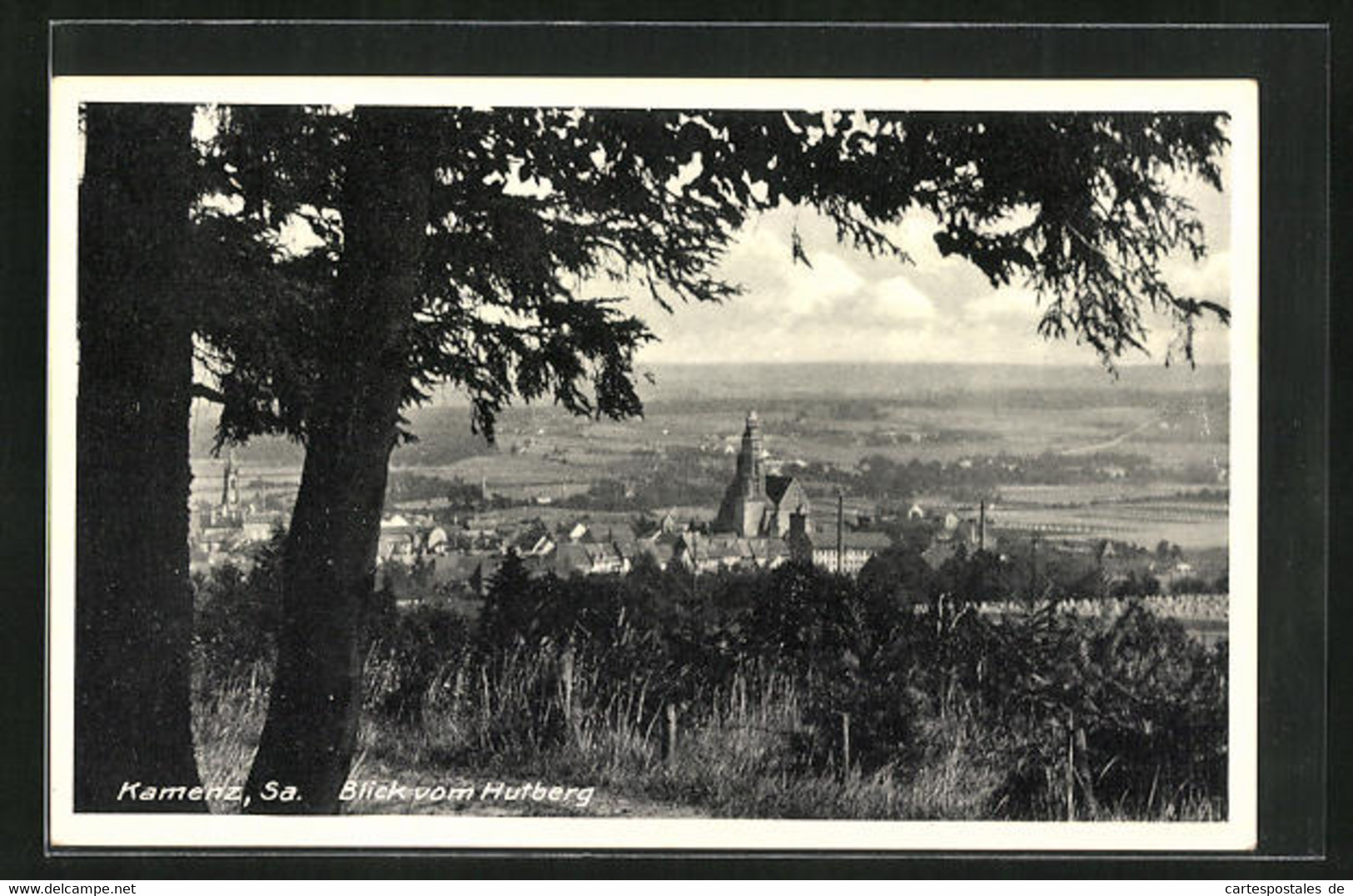 AK Kamenz I. Sa., Panoramablick Vom Hutberg - Kamenz