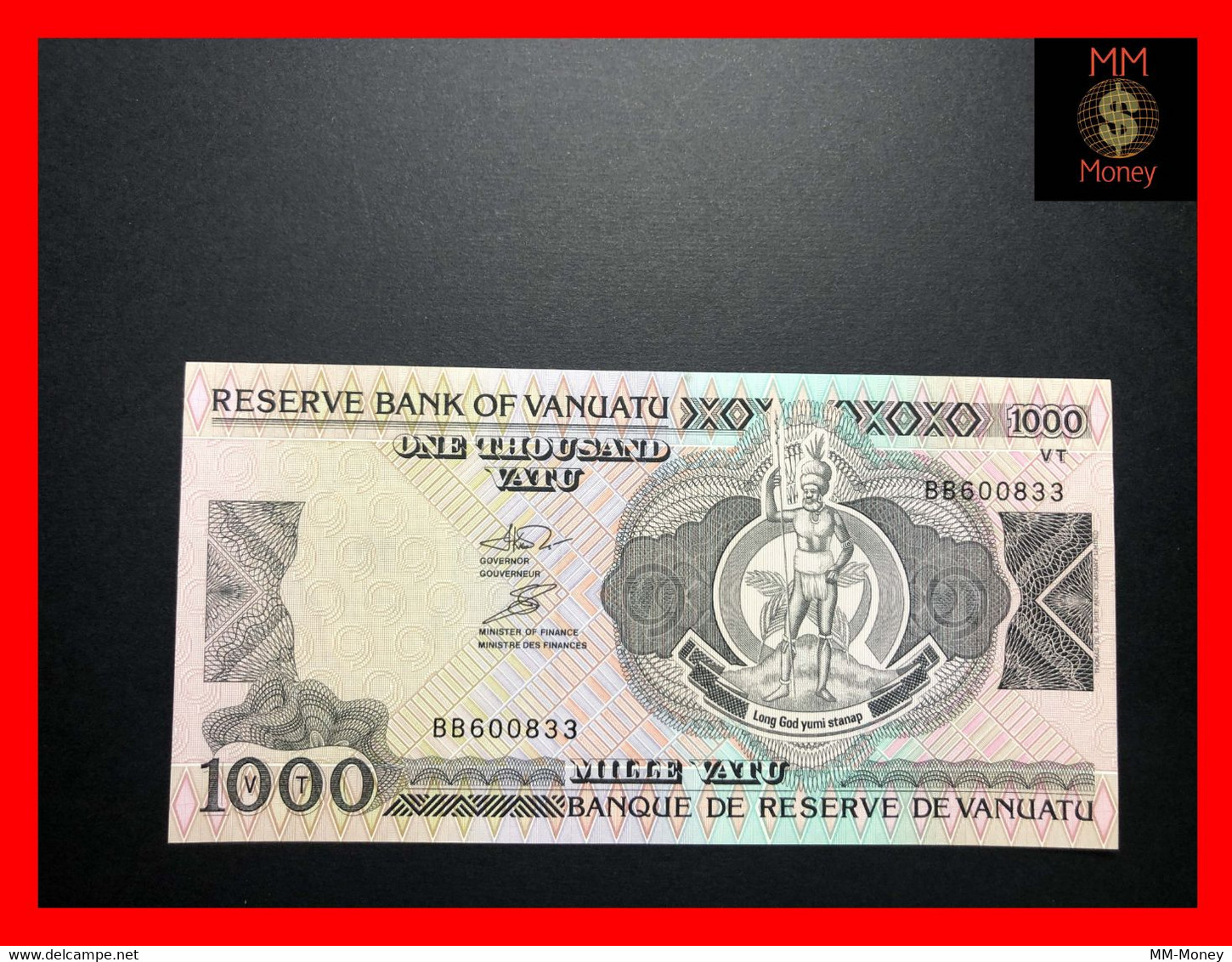 VANUATU  1.000  1000  Vatu  1993   P. 6  *rare*    UNC - Vanuatu