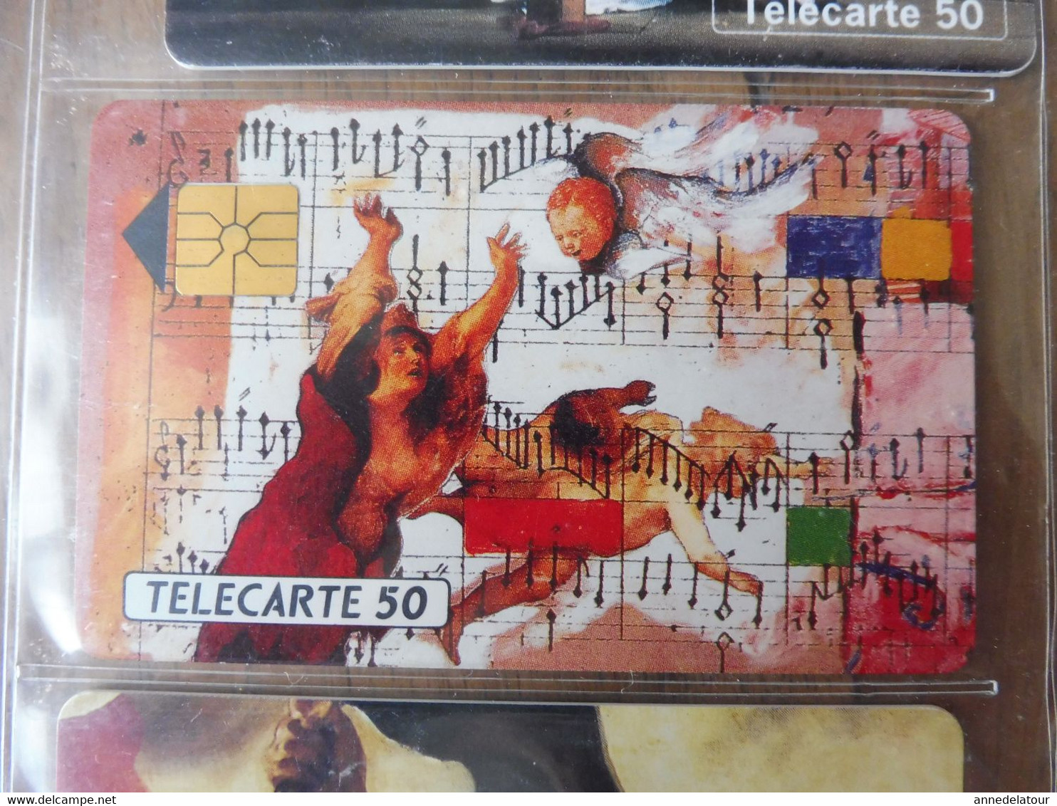 10 télécartes (musique vocale, concert, une petite flûte enchantée, Tableau Delacroix, Etc )  FRANCE TELECOM